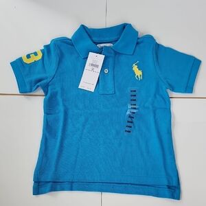 Ralph Lauren Kids Blue Polo Shirt - NWT